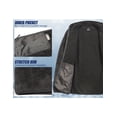 thumbnail image 6 of Little Donkey Andy&nbsp;Men's Fleece Lined Jacket Fuzzy Sherpa Full Zip Thermal Coat Lightweight Outwear for Fall Winter (Pure Gray XL), 6 of 7