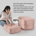 thumbnail image 2 of relayinert Reinforced Handle Storage Bag Large Capacity Compression Organizer Value For Money Storage Foldable Beige 54x42x30CM, 2 of 6
