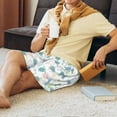 thumbnail image 3 of Wukai Sea Turtle Men’s Short Pajama Pants With Pockets Soft Sleep Pj Shorts for Men-XX-Large, 3 of 6