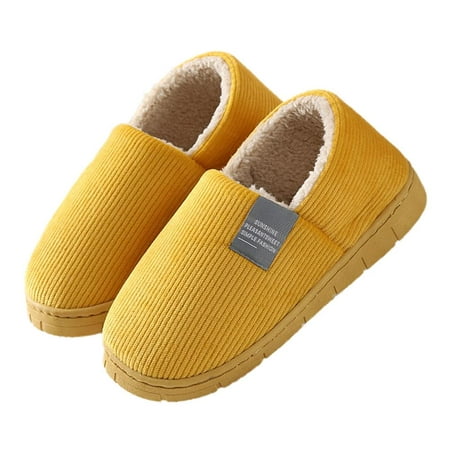 

Pretty Comy Women s Slippers with Fuzzy Memory Foam Plush Wool-Like Lined and Anti-Skid Rubber Sole Slip on Shoes for House Indoor Outdoor