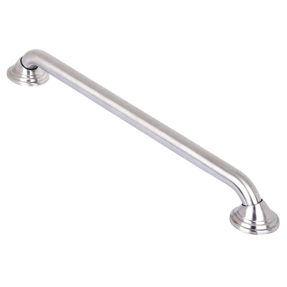 Utopia Alley 24-Inch Decorative Grab Bar for Shower & Bathroom – 1.25-Inch Stainless Steel Wall-Mounted Safety Handle with Concealed Hardware, Brushed Nickel