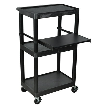 Luxor Steel Frame Computer - Luxor Stand Up Laptop Computer Cart