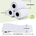 thumbnail image 2 of Papel térmico MFLABEL 57 mm x 15 m para caja registradora, 50 rollos, 2 of 6