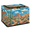 Multicolor 1, variant on CURLYOOT Cactus Storage Bin with Zipper Lid Foldable Storage Basket Box Desert Flowers Clothes Organizer Container for Closet, Shelf, Bedroom, Home Decor