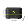 thumbnail image 3 of SMihono Mini Humidificateurs pour Chambre Simulation Flamme Humidificateur Maison Bureau Machine à Arôme Flamme 3d 250ml en Liquidation, 3 of 9