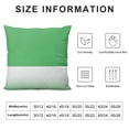 thumbnail image 5 of BANET  Throw Pillow Covers Gradient Color Green to Greyish White Short Plush Pillowcase Home Decor Cushion Case for Couch Sofa Bed Super Soft &amp; Comfortable 12x12in, 5 of 5