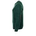 thumbnail image 2 of Argyleculture by Russell Simmons Green Cable Knit Crew Neck Sweater , Size Large, 2 of 4