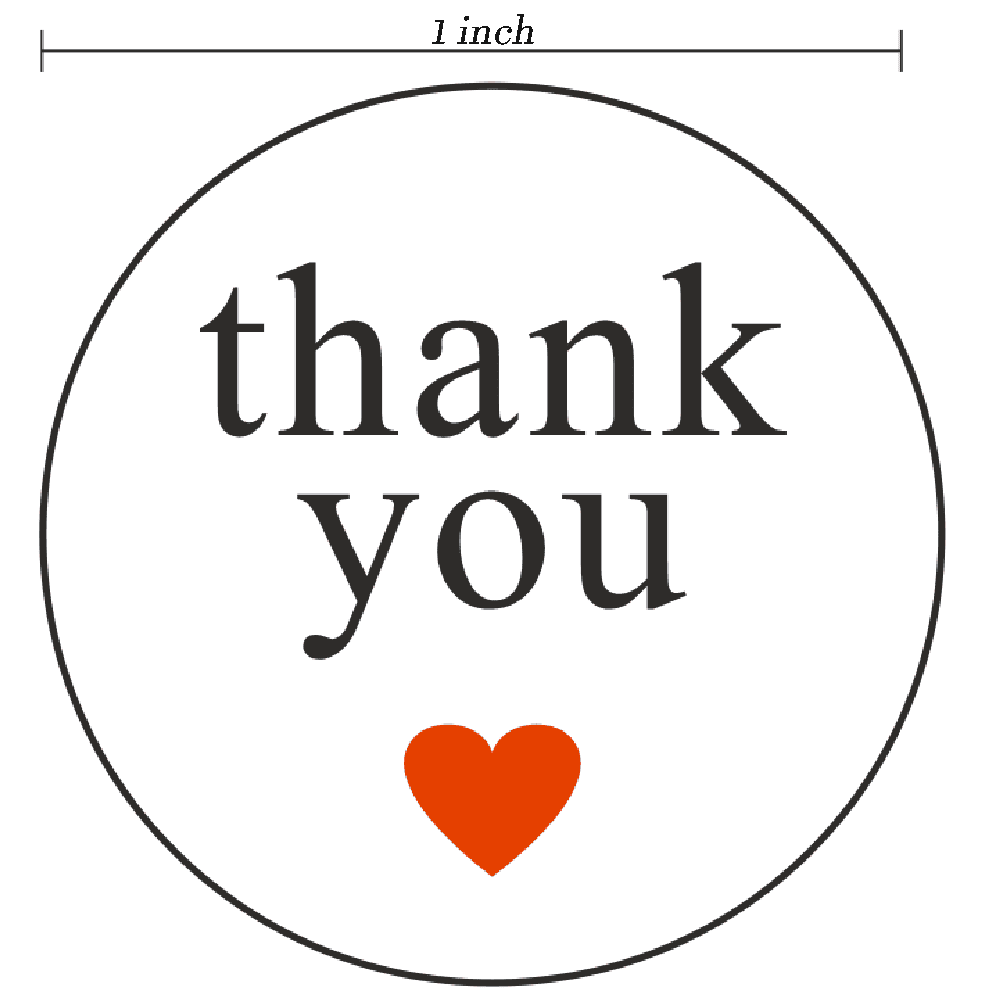 Packaging Thank You Thank You Stickers Round label Animal seal Sticker roll