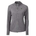 thumbnail image 2 of Women's Cutter & Buck Heather Black Las Vegas Raiders Adapt Eco Knit Heather Full-Zip Jacket, 2 of 3