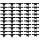 thumbnail image 1 of 50PCS Conector de 4 vías 8/11 a 4/7 mm Conector de tubería de riego por goteo Accesorio de jardinería, 1 of 14