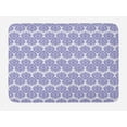thumbnail image 1 of Paisley Bath Mat, Timeless Medieval Motifs Exotic Oriental Ornaments in Bohemian Style, Plush Bathroom Decor Mat with Non Slip Backing, 29.5" X 17.5", Violet and White, by Ambesonne, 1 of 2