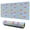Blue Background Dinosaur, variant on Long Mouse Pads for Desk,Blue Cartoon Dinosaurs Balloons Pattern Desk Mats on Top Of Desks, Desk Mouse Pad Extra Large with 3mm Non-Slip Base and Stitched Edge for Gaming,Office,Work,Home 31.5"x11.8"