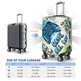 thumbnail image 6 of Easygdp Game All Day Print Elastic and Washable Suitcase Protective Cover with Hidden Zipper Fits 18-32 inch Luggage -Large, 6 of 9