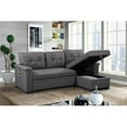 thumbnail image 6 of Home Square 2-Piece Set with Sleeper Sofa and Coffee Table in Brown & Gray, 6 of 16