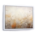 thumbnail image 2 of Designart "Whispering Gardens Of Beige Wildflowers V" Wildflowers Floater Framed Canvas Art Print, 2 of 5