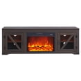 thumbnail image 2 of LivingEssentialsCorp. 62" Ashton TV Console Stand Entertainment Center with 23" Pre-Installed Electric Fireplace, 2 of 12