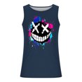 thumbnail image 4 of Taqqpue Mens Graphic Tank Tops Casual Crewneck Sleeveless Shirts Quick Dry Workout Gym Muscle Beach Tee Tops, 4 of 5