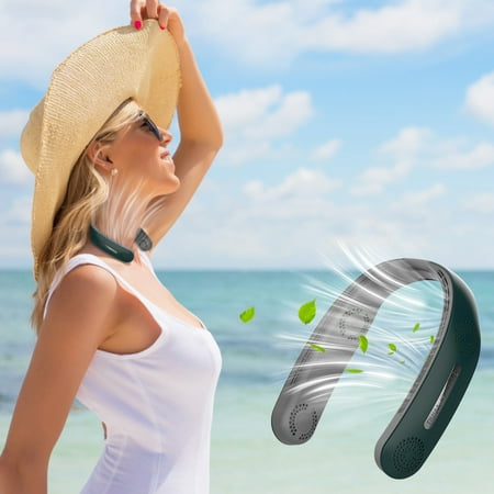 

Yedhsi Fans Portable Neck Fans Bladeless Neck Fans Rechargeable Wearable Personal Fan USB Hanging Neck Fans