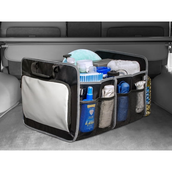 Auto Drive Premium Auto Trunk Storage Organizer 1 Pack, 18.5"*16.54"*9.96"