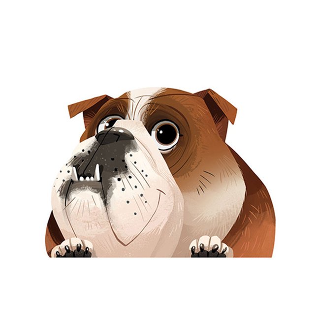 EGNMCR Wall Stickers, Cute Stickers Three-dimensional Simulation Dog Car Sticker Pet Dog Sticker Wate Waterproof sticker