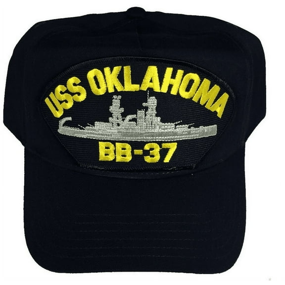 USS OKLAHOMA BB-37 HAT USN NAVY SHIP NEVADA CLASS BATTLESHIP OKIE PEARL HARBOR