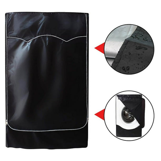 Cubierta impermeable para lavadora Cubierta resistente al envejecimiento para secadora (63 x 68 x 100 cm) Hugtrwg Libre de BPA