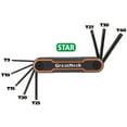 thumbnail image 5 of GreatNeck 2 Folding Star, SAE, And Metric Hex Key Set, Allen Key Set, 5 of 10