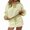 Green, variant on Vornjynx Womens 2 Piece Sets Fall Outfits Striped V Neck Turn Down Collar Long Sleeve Tops Drawstring Skirt Lounge Matching Sets Khaki Size 2XL