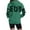 Army Green, variant on Womens Oversized Hoodies Back Letter Print Long Sleeve Hooded with Pocket Casual Y2k Winter Sweatshirts Army Green