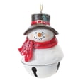 thumbnail image 3 of Snowman Sleigh Bell Ornament Set of 12, 3 of 5