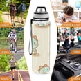 thumbnail image 7 of Cute Cartoon Dinosaurs Pattern 1000ml Tritan Sport Bottle Straw LeakProof Food-Grade Portable Wide Handle, 7 of 7