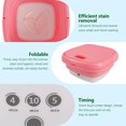 thumbnail image 4 of Foldable Mini Small Portable Washer Washing Machine for Apartment Laundry Camping RV Travel Underwear, 4 of 7