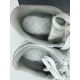 thumbnail image 4 of New Balance BB80 Sneakers Mens White Gray Leather Lace-Up Low Top - 7 WIDE, 4 of 6