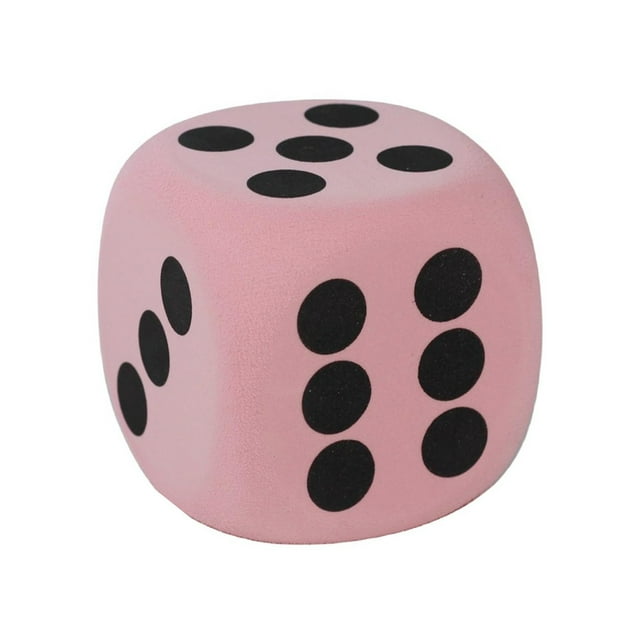 MVRLSH Under 10$ Large Foam Dice Color Foam Dice 3.15 Inches Big Dice For Building Educational Math Teaching Pastime Party 6 Foam Dice Anxiety Dice For Stress Rel