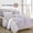 Lilac/Purple, variant on Elegant Comfort Reversible 10-Piece Comforter Set, Marble Print, Decorative Pillow and Fitted Sheet with Smart Pockets, Soft, Plush, & Lightweight Material, 10pc Marble, Queen, Black/White