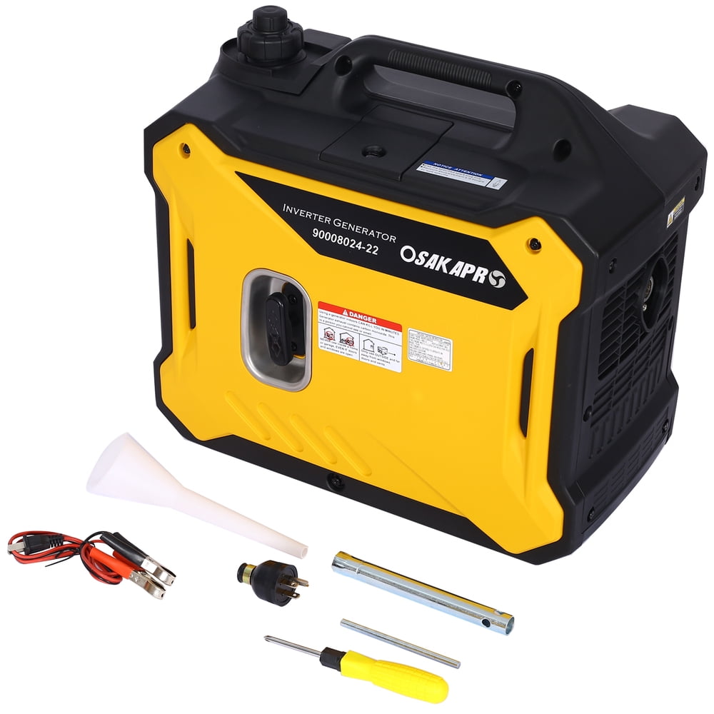 Super Quiet 2000W Portable Inverter Generator 79.7cc Ultra Lightweight EPA III Compliant Pure Sine Wave Power for Camping & Electronics