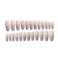 thumbnail image 3 of 24pcs Press On False Nails Fake Nail Salon Full Cover Design for Women Girls Gift Extra Long Coffin Spreading Blue Pink, 3 of 5