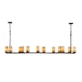thumbnail image 4 of Meyda 136838 96 in. Cero 12 Light Chandelier, Rustic Iron, 4 of 7