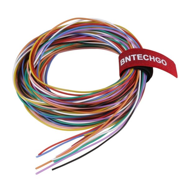 Kit de cable de silicona BNTECHGO 28 AWG, 10 colores, 3 m cada uno, 100 pies