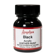 Angelus Acrylic Leather Paint, 1 oz., Black
