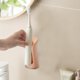 thumbnail image 1 of Portacepillos de pared | Organizador autoadhesivo para cepillos de dientes con orificio de drenaje | Estante de baño de poliéster resistente para cepillos de dientes eléctricos y manuales | Fácil de, 1 of 7