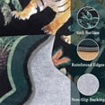 thumbnail image 6 of MJIAexp Jungle Animal Print 8x10 Area Rugs for Living Room, Green Soft Washable Rugs for Bedroom Ultra-Thin Non-Slip Modern Rug, Stain Resistant Rug Carpet for Dining Room, 6 of 6