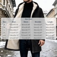 thumbnail image 4 of KICILVS Fleece Lined Jacket Men Zip Up Long Hooded Coat with Pockets for Outdoor Casual Soft Cozy Thick Warm Winter Outerwear, 4 of 6