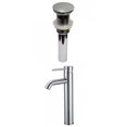 thumbnail image 1 of American Imaginations AI-29491 Deck Mount CUPC Approved Lead Free Brass Faucet Set In Chrome Color - Overflow Drain Incl., 1 of 5