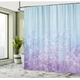 thumbnail image 4 of Ambesonne Floral Shower Curtain, Abstract Ivy Winter, 69"Wx70"L, Pale Blue Lilac, 4 of 4