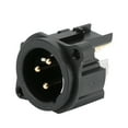 thumbnail image 2 of 10Pcs Audio Connector, XLR Male Socket,  Connector For Office Household, 2 of 8