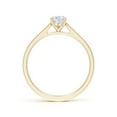 thumbnail image 2 of ANGARA Natural 0.71 Ct. Diamond Solitaire Engagement Ring in 14K Yellow Gold for Women (Ring Size: 3), 2 of 10