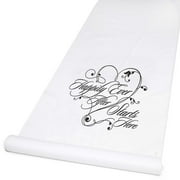 Hortense b Hewitt 30060 Happily Ever After Aisle Runner - White