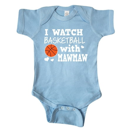 

Inktastic I Watch Basketball with Mawmaw Gift Baby Boy Bodysuit