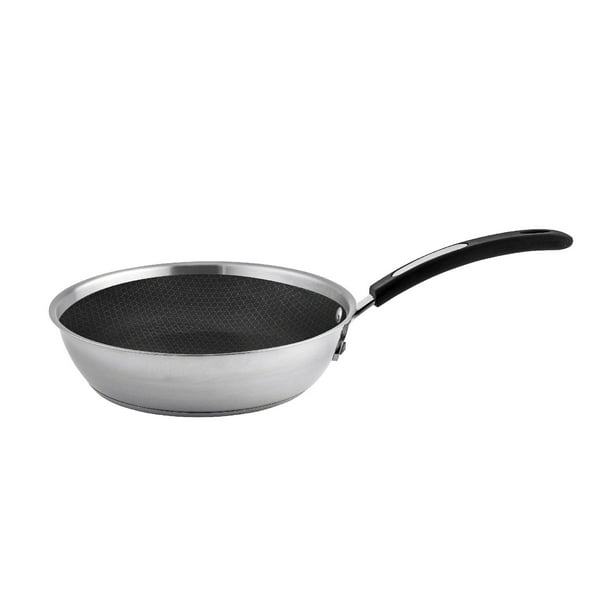 Sarten Acero Inoxidable de 30cm Acabado Panal Libre PFOA (para Parrilla de Inducción, Gas y Eléctrica) | sartenes acero inoxidable, sartenes de acero inoxidable, sarten induccion